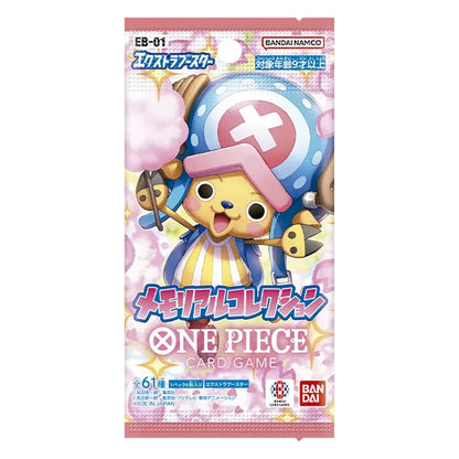 EB-01 Extra Booster Box | ONE PIECE | Memorial Collection | Japanese