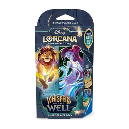 Whispers in the Well Starter Deck - Amber & Emerald (Simba & Megara) | DISNEY LORCANA | English
