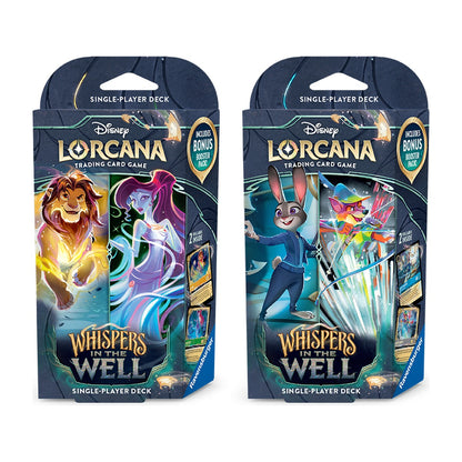 Whispers in the Well Starter Deck - Amber & Emerald (Simba & Megara) | DISNEY LORCANA | English