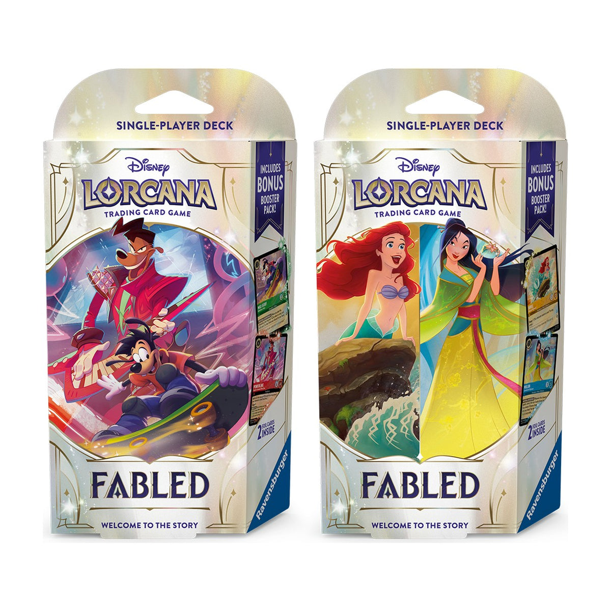 Fabled Starter Deck - Emerald & Ruby (Max Goof & Powerline) | DISNEY LORCANA | English