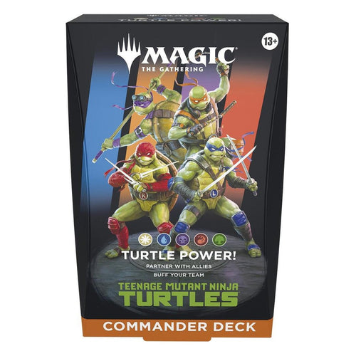 Teenage Mutant Ninja Turtles Commander Deck - Turtle Power! | MAGIC: THE GATHERING | English