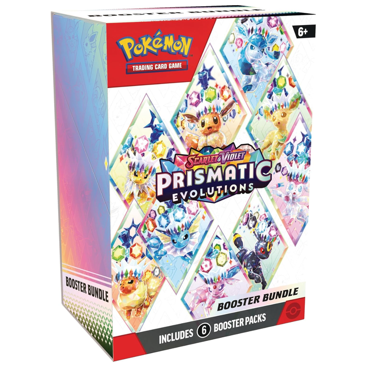 Bundle de 6 boosters Prismatic Evolutions | POKÉMON | Anglais
