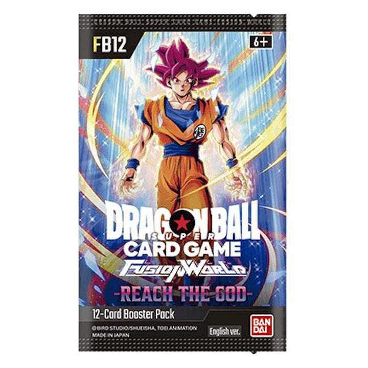 Booster FB12 Reach the God – produit scellé Dragon Ball Super Card Game Fusion World en français