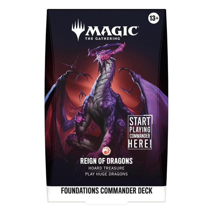 Deck Commander Foundations - Reign of Dragons – produit scellé Magic: The Gathering en français